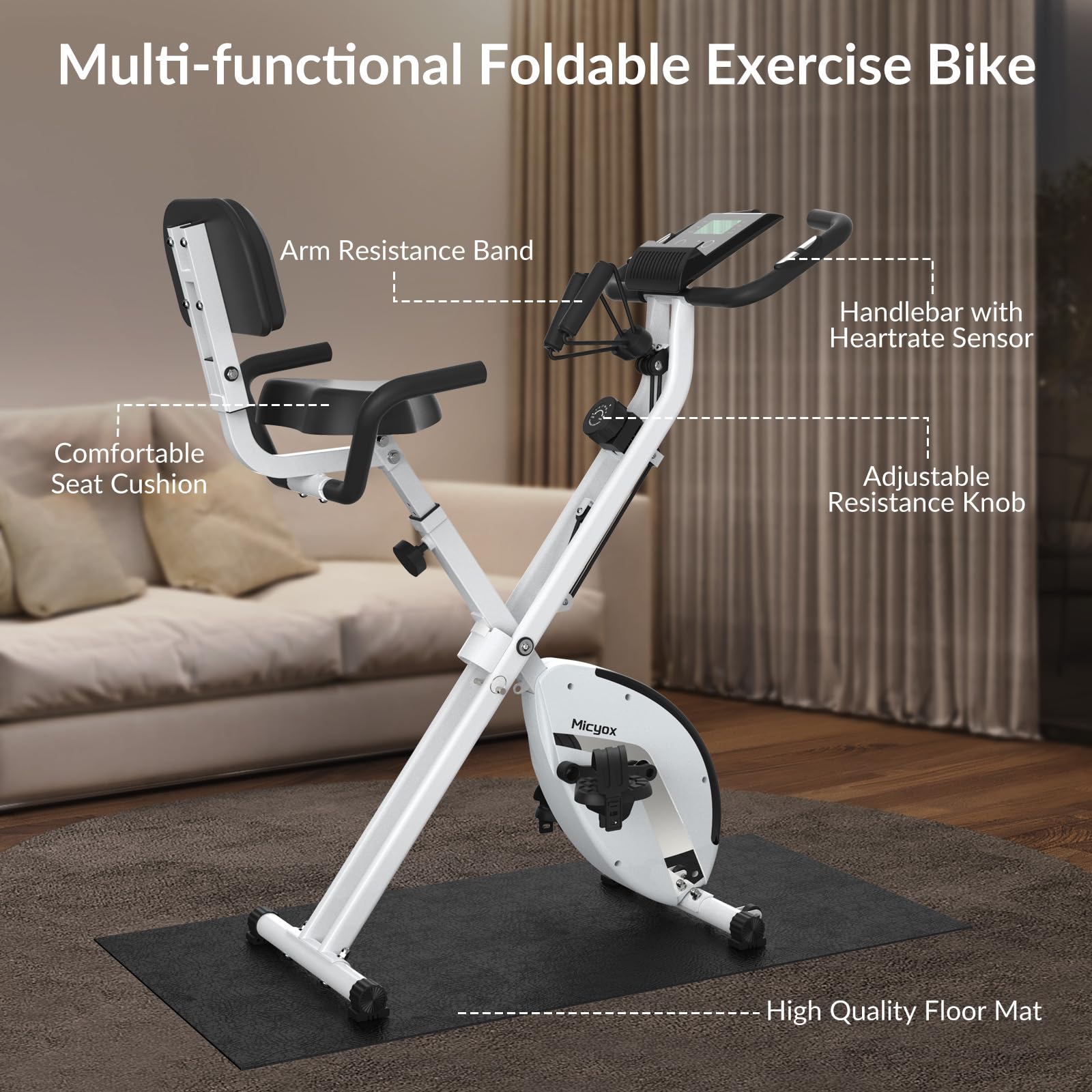 🔥 Micyox MX 600 Folding Bike – Ultra Compact Fitness